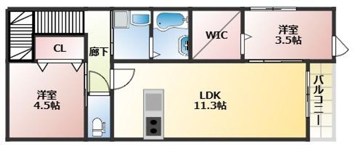 ピュアランド柏木の間取り