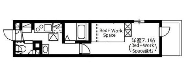 東京都中野区南台2(マンション)の賃貸物件の間取り