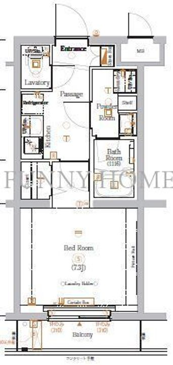 東京都杉並区高井戸東2(マンション)の賃貸物件の間取り