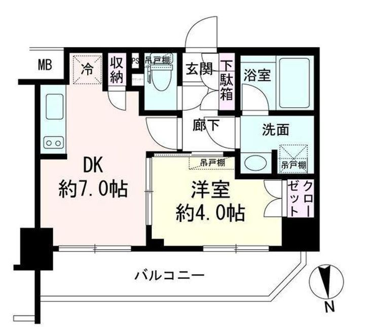 パレステージ六町IVの間取り