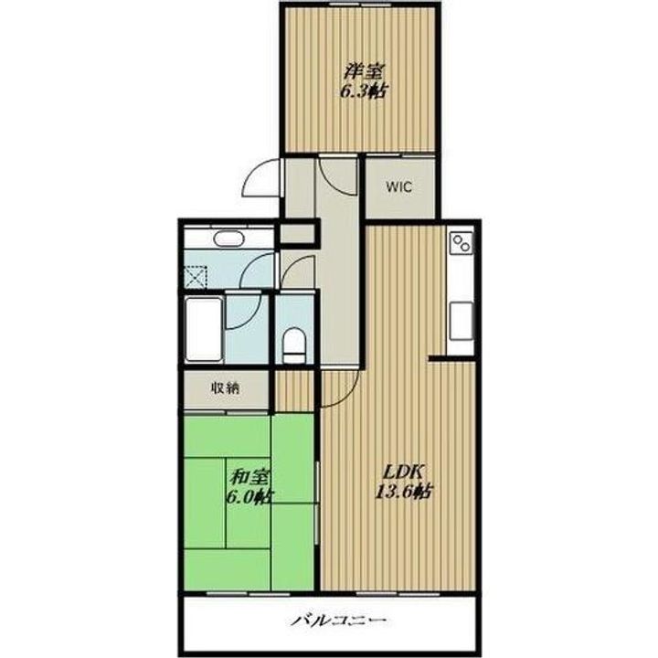 愛知県名古屋市名東区社が丘4(マンション)の賃貸物件の間取り