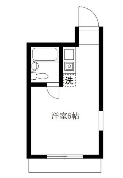 千葉県千葉市中央区栄町(マンション)の賃貸物件の間取り