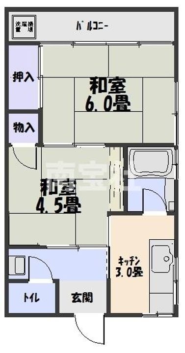 コーポさくらの間取り