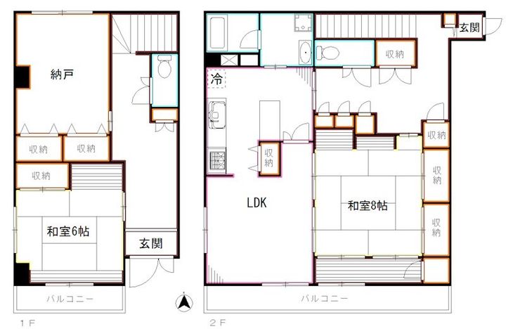 アヴニール23の間取り