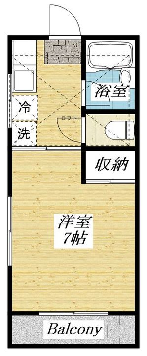 東京都日野市平山5(アパート)の賃貸物件の間取り