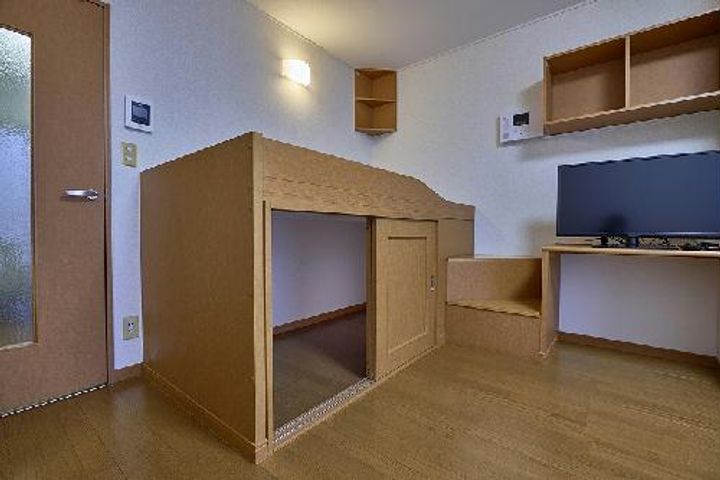 レオパレスオータムの居間