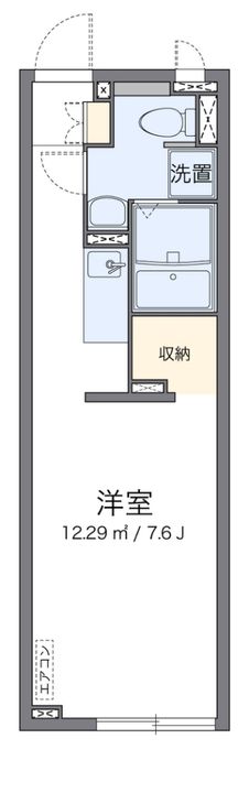 愛知県豊明市阿野町滑(アパート)の賃貸物件の間取り