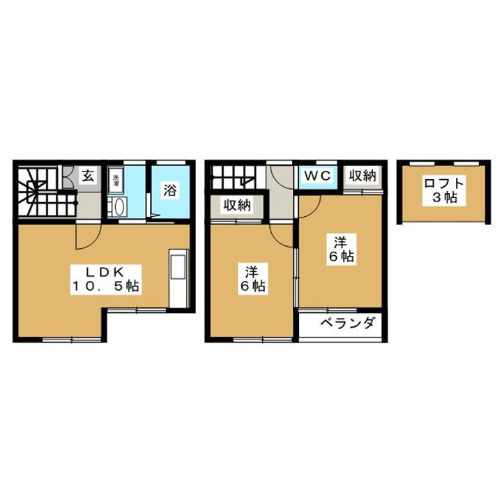神奈川県横浜市栄区小菅ケ谷4(一戸建)の賃貸物件の間取り