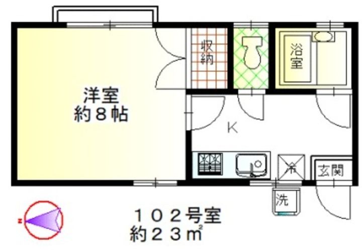 長正荘の間取り