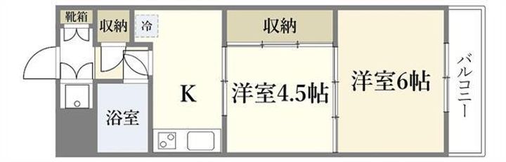 チサンマンション大町の間取り