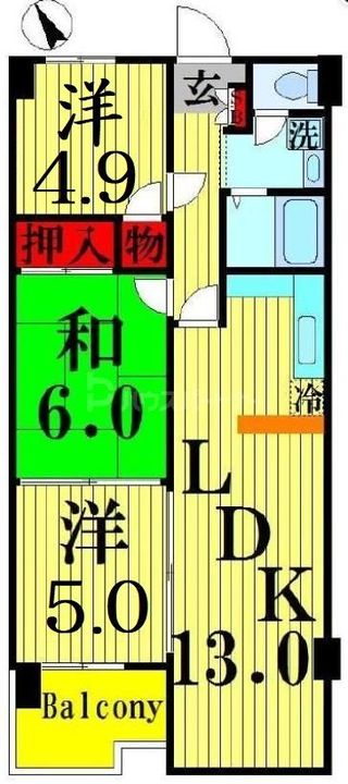 グランドハイムの間取り