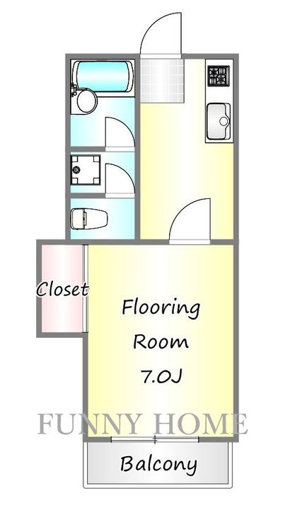 東京都世田谷区経堂4(アパート)の賃貸物件の間取り