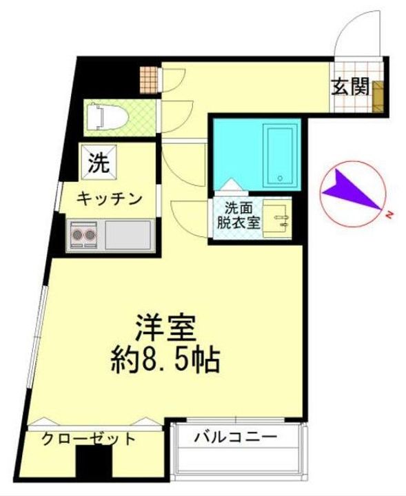 コスモポリタンの間取り