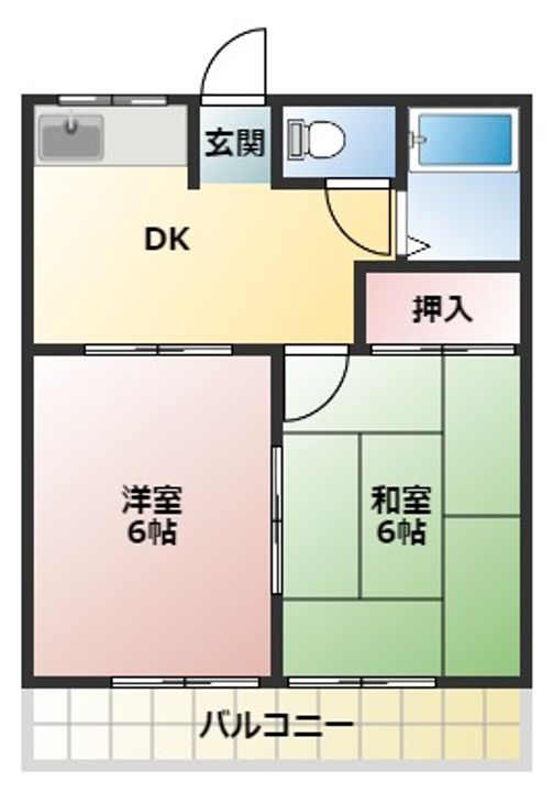 サンプレタ貴崎の間取り
