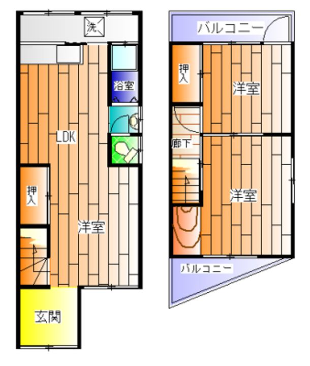 兵庫県神戸市須磨区禅昌寺町1(一戸建)の賃貸物件の間取り