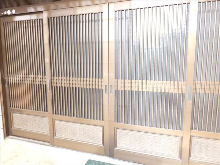 山形県長井市川原沢(一戸建)の賃貸物件の玄関