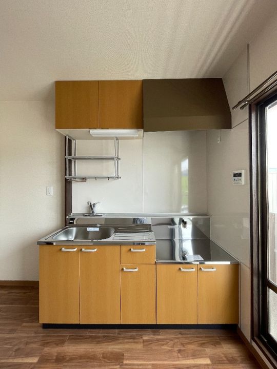 岡山県総社市総社(アパート)の賃貸物件のキッチン