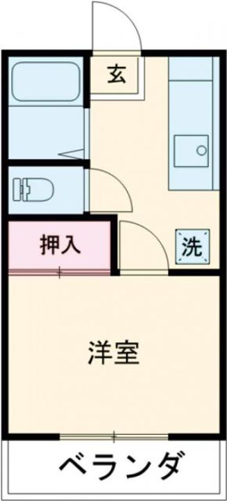ムラサキハイツB棟の間取り