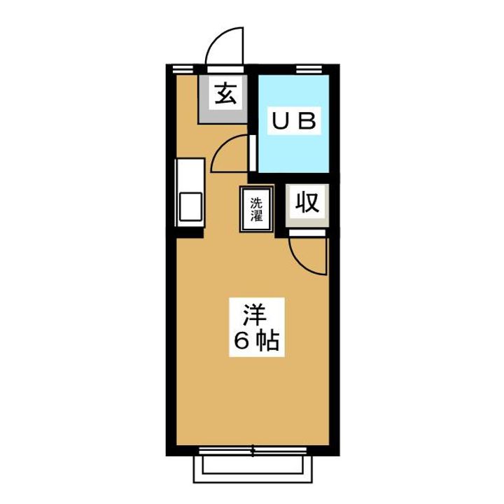 アレイ古淵の間取り