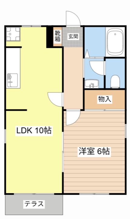 プロパティカオル2の間取り