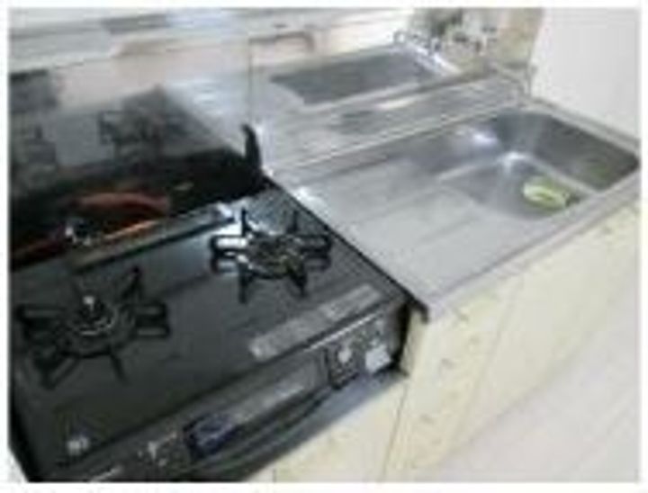 ボナールA棟のキッチン