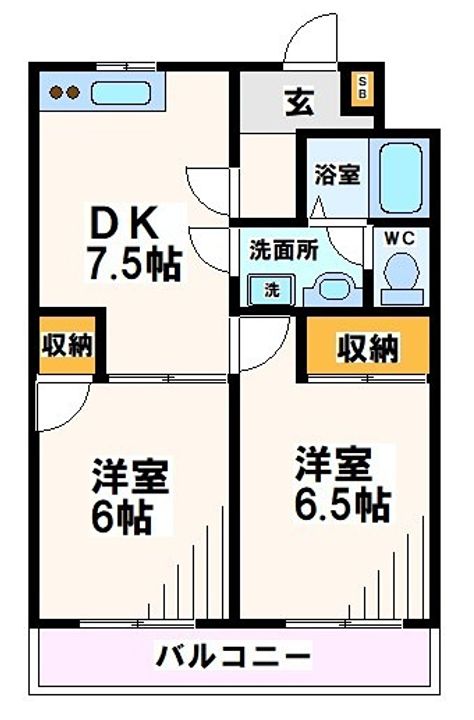 パール・ハイツの間取り