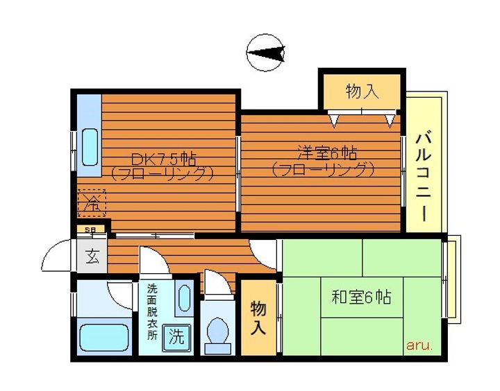 東京都三鷹市井の頭1(アパート)の賃貸物件の間取り