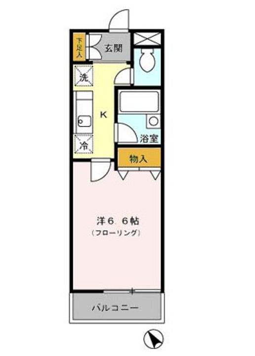 東京都練馬区田柄1(マンション)の賃貸物件の間取り