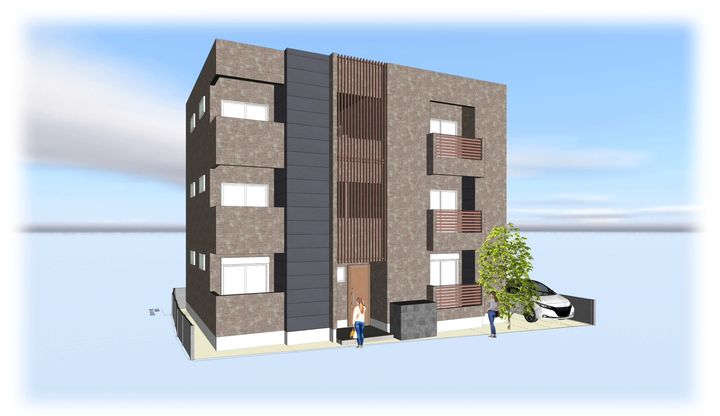 (仮称)ラシックランテ紫の外観