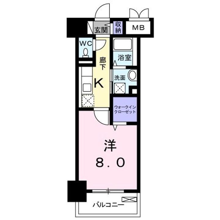 メゾン ラフレシールの間取り