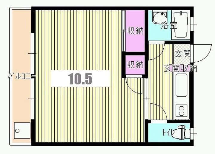 東京都八王子市川口町(マンション)の賃貸物件の間取り