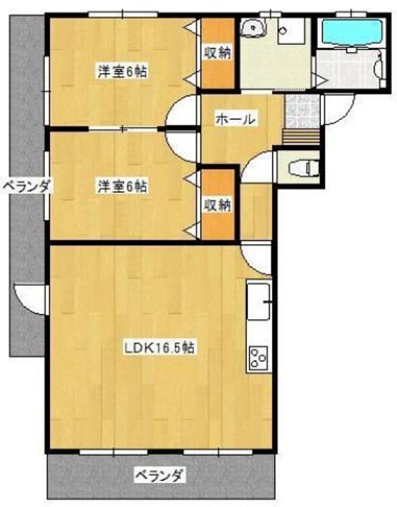 ヴェルフェリーク金池IIの間取り