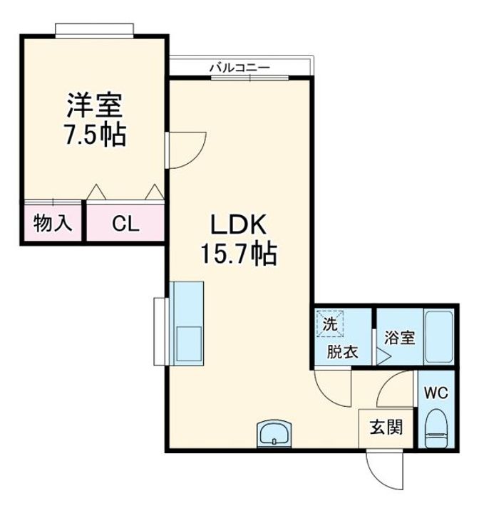 大久保大喜マンションの間取り