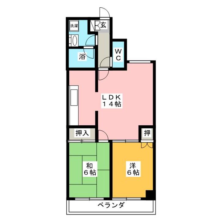 オオサワビルの間取り