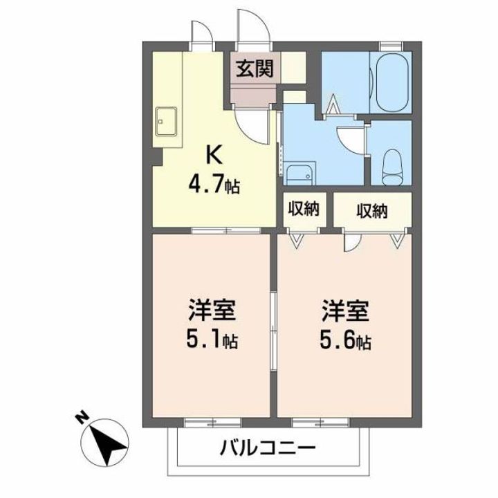 ジュネス・ルミエール C棟の間取り