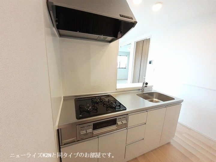 大阪府堺市南区大庭寺(アパート)の賃貸物件のキッチン