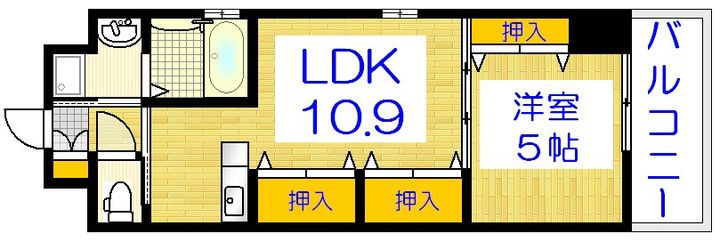 リーベングランツ平和大通りの間取り