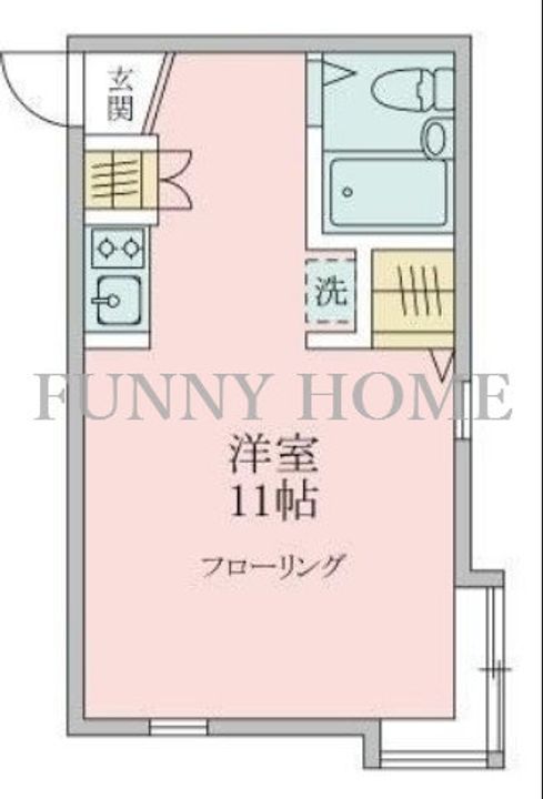 東京都世田谷区野沢3(マンション)の賃貸物件の間取り