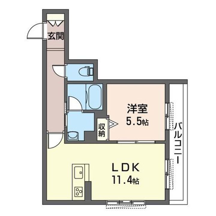セラメゾン南の間取り
