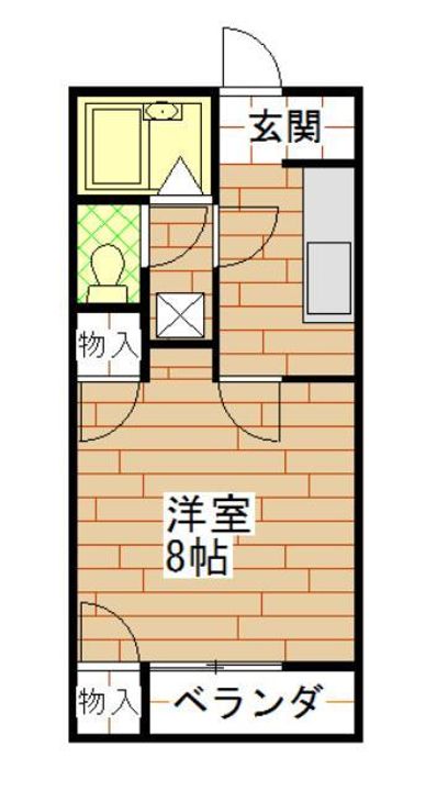 オリーブハウスAの間取り