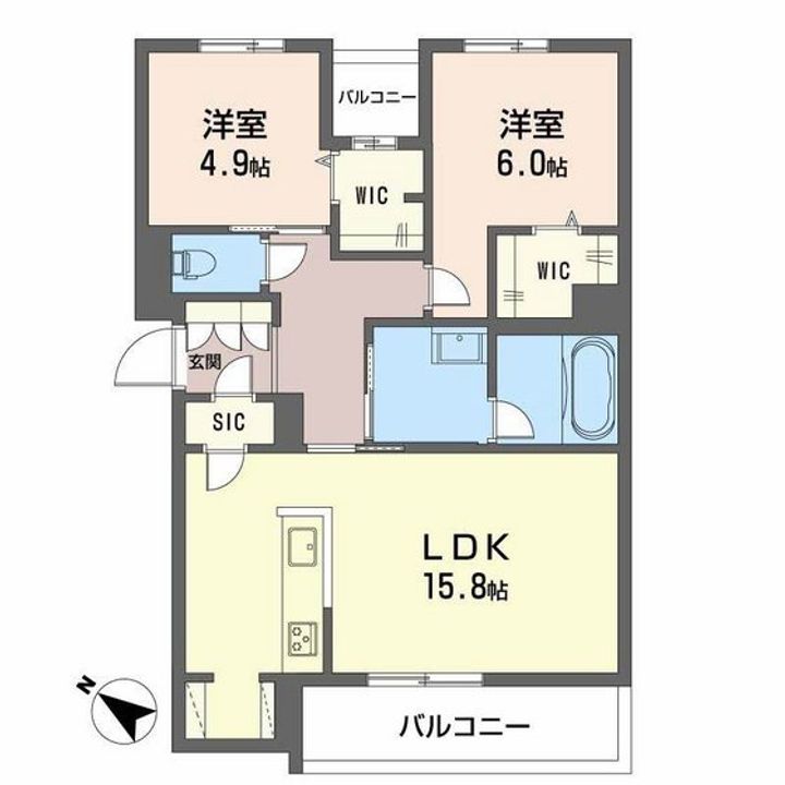 プランドールの間取り