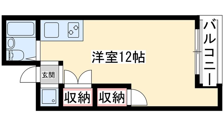 太陽マンションの間取り