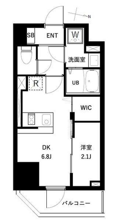 東京都足立区扇3(マンション)の賃貸物件の間取り