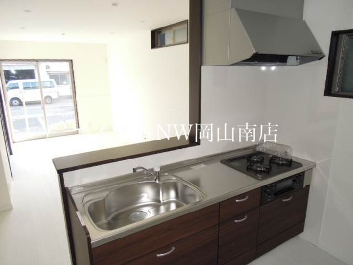 岡山県岡山市南区新保(一戸建)の賃貸物件のキッチン