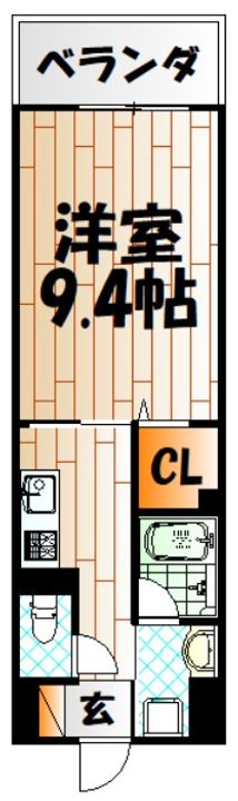 クルーズ レーヌの間取り