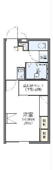 レオパレストゥモローの間取り