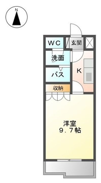 フローレンス明磧の間取り