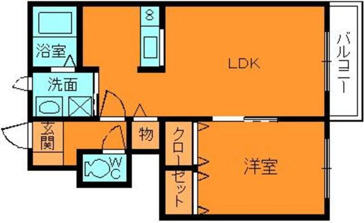 アンジェロAの間取り