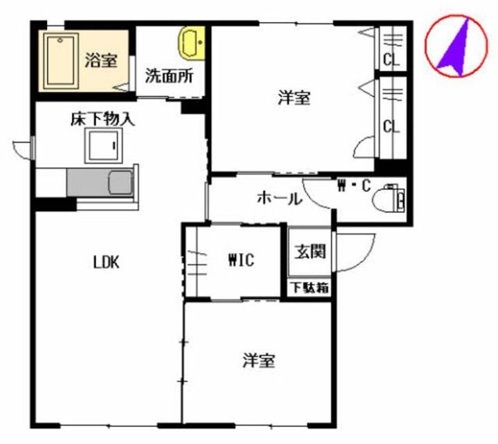 サニールーチェの間取り