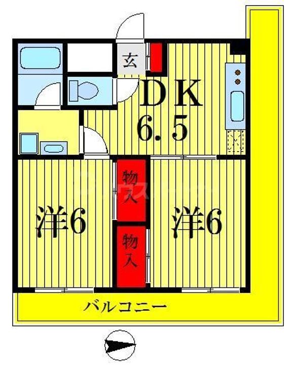 CHERRY PALACEの間取り